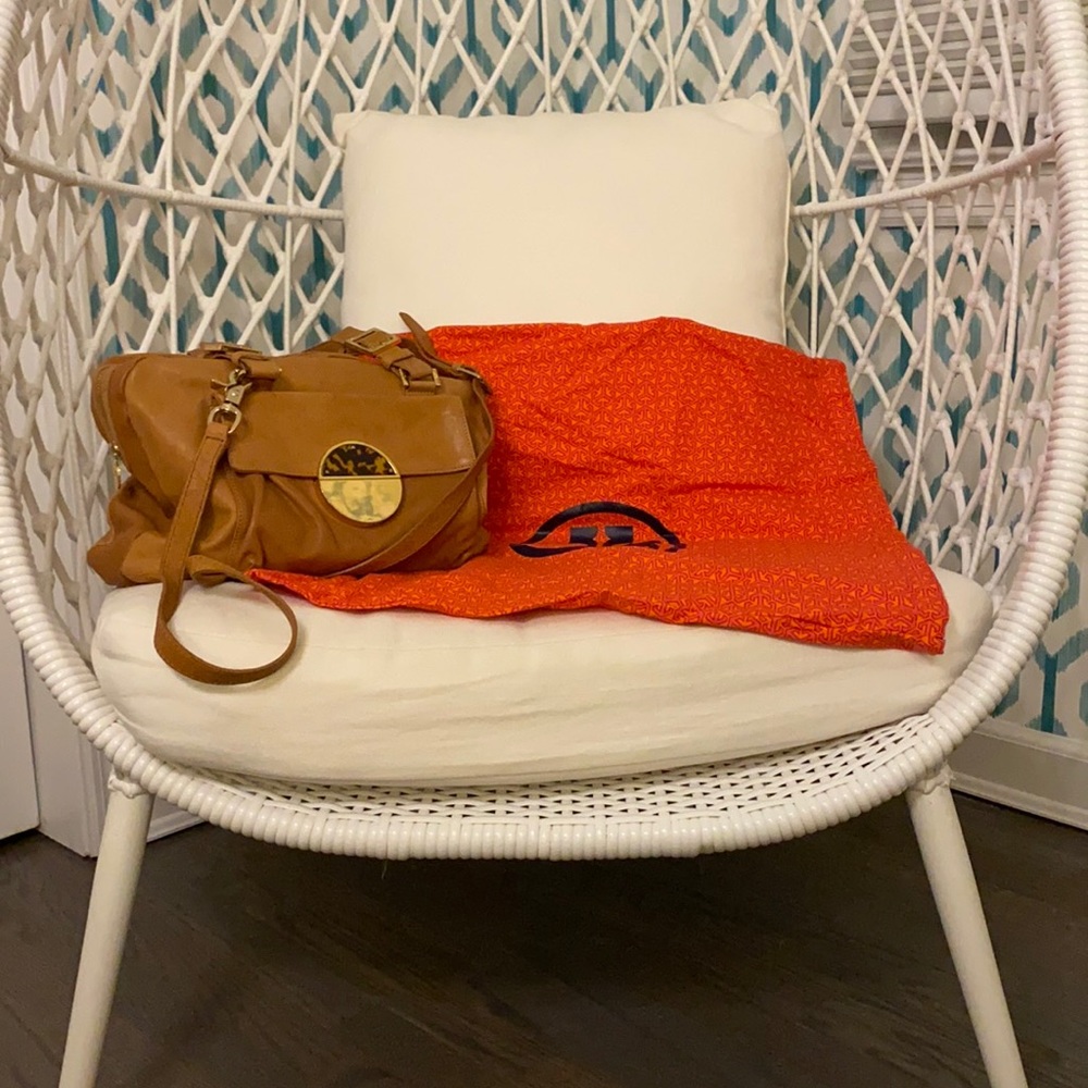 Tory Burch tan handbag